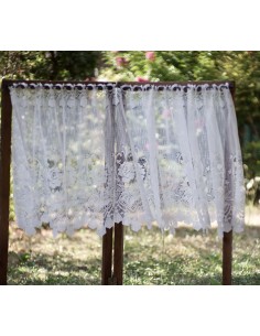 TENDINA/ MANTOVANA  200x58cm  CREMA