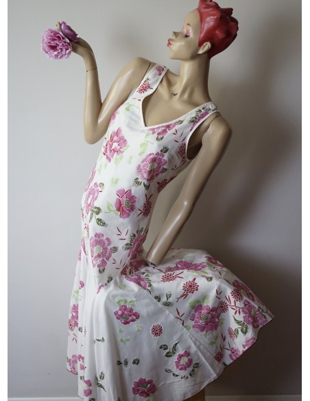 ABITO ESTIVO FLOREALE tg.44  "PER UNA"