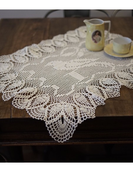 TOVAGLIETTA  A MANO UNCINETTO 73x59 cm
