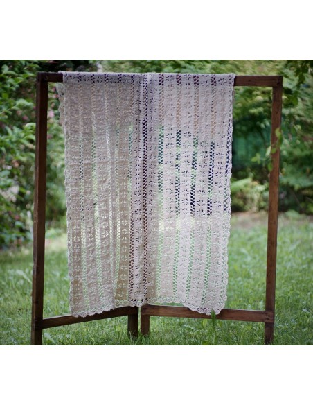 TOVAGLIETTA  A MANO UNCINETTO 106X76 cm