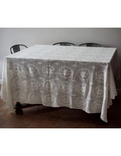 COPRILETTO IN COTONE REALIZZATO A MANO
