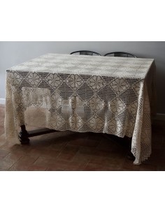 COPRILETTO IN COTONE REALIZZATO A MANO