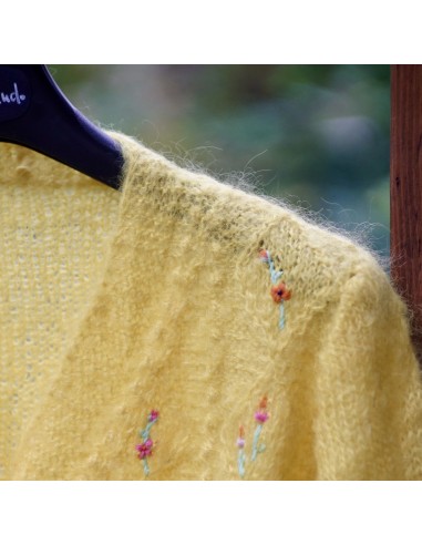 GOLFINO  BAMBINA A MANO LANA VINTAGE  tg.10/11 anni