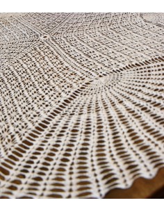 TOVAGLIETTA  A MANO AD UNCINETTO diam.88cm 2