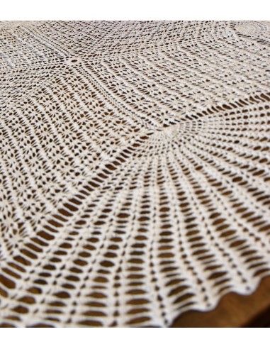 TOVAGLIETTA  A MANO AD UNCINETTO diam.88cm