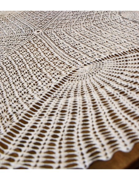 TOVAGLIETTA  A MANO AD UNCINETTO diam.88cm