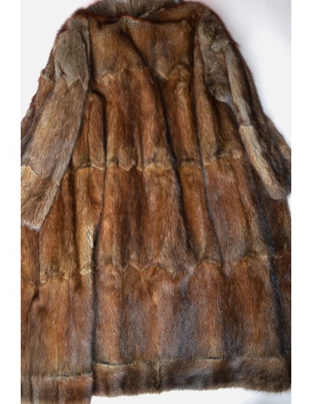 PELLICCIA DI ONDATRA VERA Tg.46