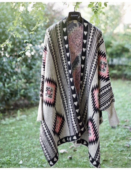 PONCHO CON MANICHE DONNA Viga