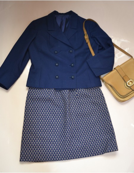 COMPLETO GIACCA  + GONNA VINTAGE ANNI '60  tg. 44