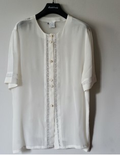 CAMICETTA   TG.50  IN SETA  30% CREMA