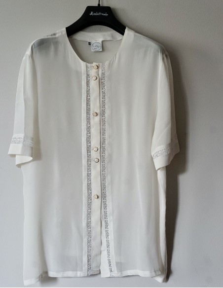CAMICETTA   TG.50  IN SETA  30% CREMA