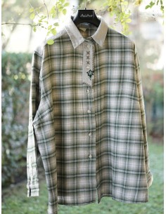 CAMICIA TIROLESE CALDO COTONE  tg 52