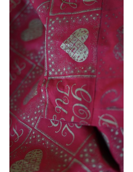 TENDE NATALIZIE "God Jul" CON FERMATENDE  150x140 cm