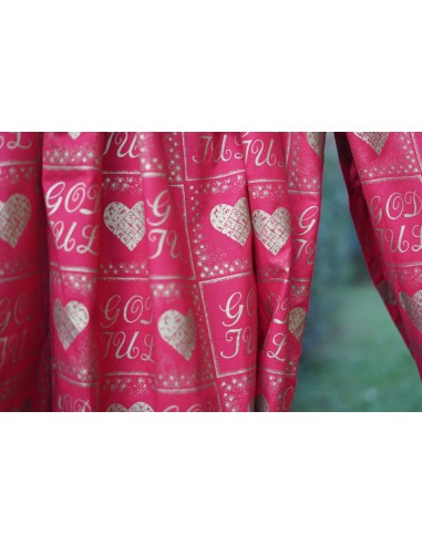 TENDE NATALIZIE "God Jul" CON FERMATENDE  150x140 cm