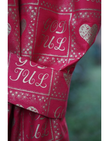 TENDE NATALIZIE "God Jul" CON FERMATENDE  150x140 cm