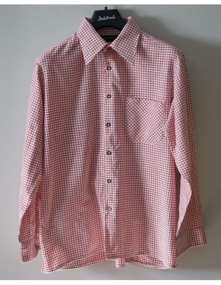 CAMICIA UOMO STILE TIROLESE  TG.41 Hammerschmid vintage