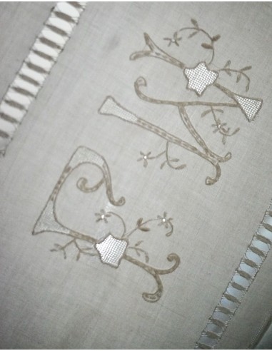 COPPIA TENDINE ANTICHI  COPRICUSCINI 77X52cm