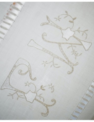 COPPIA TENDINE ANTICHI  COPRICUSCINI 77X52cm