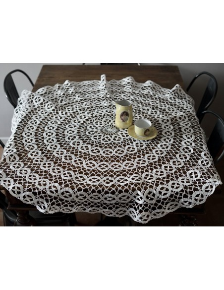 TOVAGLIA IN PIZZO diam.130cm