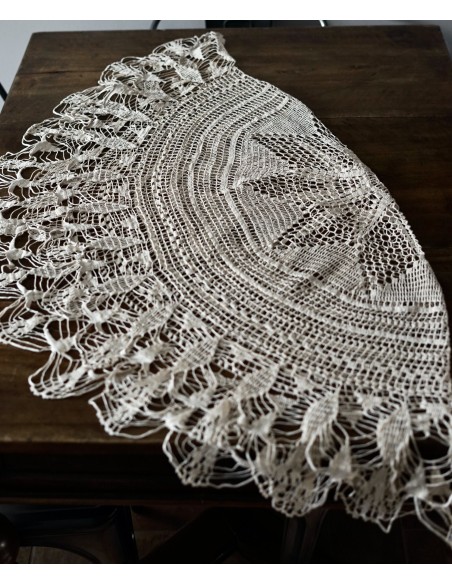 TOVAGLIETTA   AD UNCINETTO diam.145cm