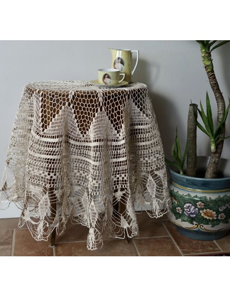 TOVAGLIETTA   AD UNCINETTO diam.145cm