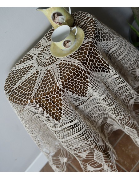 TOVAGLIETTA   AD UNCINETTO diam.145cm