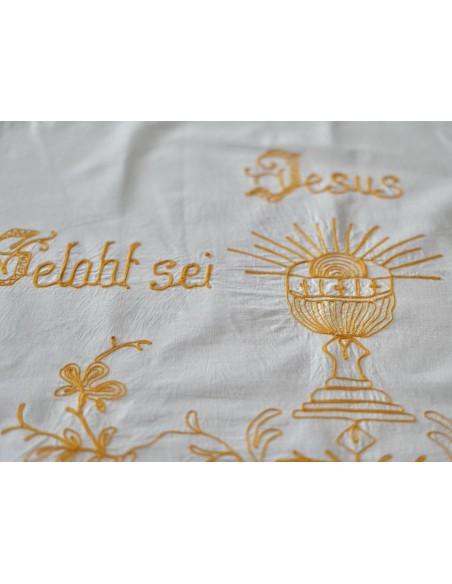ANTICA TOVAGLIETTA DA ALTARE 105x64cm