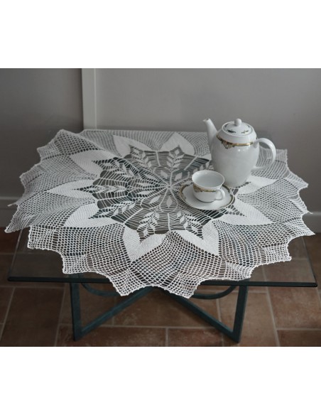 TOVAGLIETTA  A MANO AD UNCINETTO diam.88cm