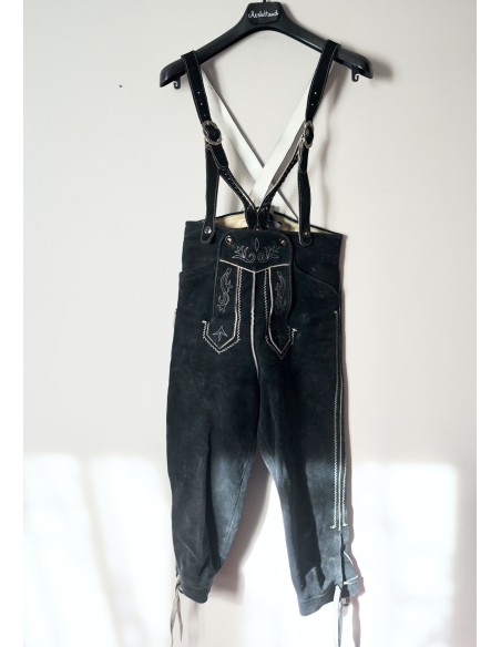 PANTALONI tg. 44 PELLE LEDERHOSEN TIROLESE
