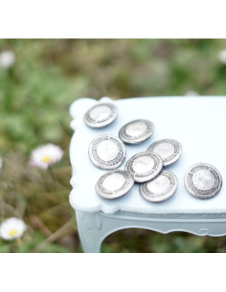 SET 8 BOTTONI  STILE TIROLESE diam. 2cm