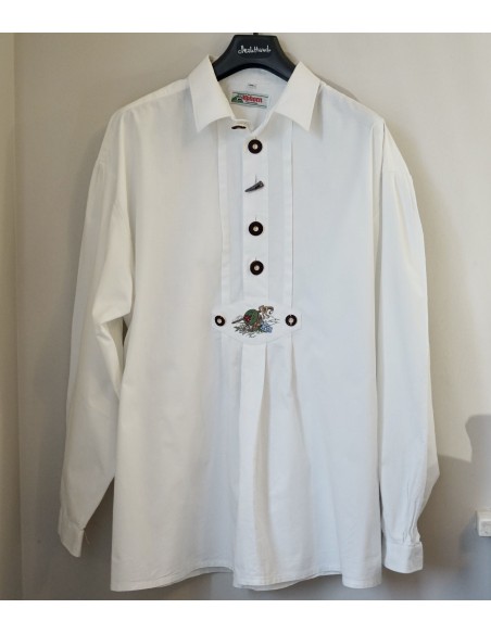 CAMICIA UOMO STILE TIROLESE  TG.46 Alphorn
