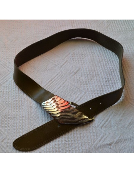 CINTURA IN PELLE tg.72/82 cm