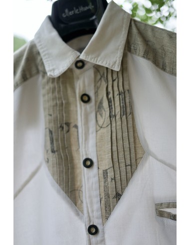 CAMICIA UOMO STILE TIROLESE  TG.M