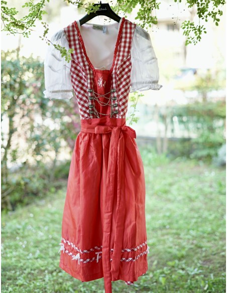 ABITO DIRNDL TIROLESE  tg 46 LEKRA