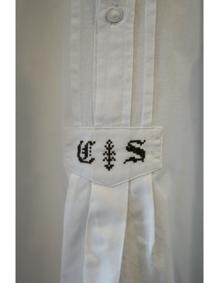 CAMICIA UOMO STILE TIROLESE tg. 39 AS