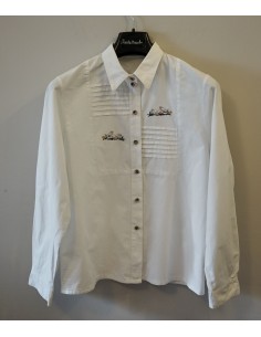 CAMICIA STILE TIROLESE  tg 44/46 Alphorn