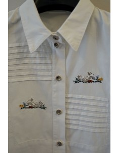 CAMICIA STILE TIROLESE  tg 44/46 Alphorn 2