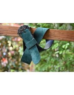 CINTURA VERDE STILE TIROLESE 66/78cm