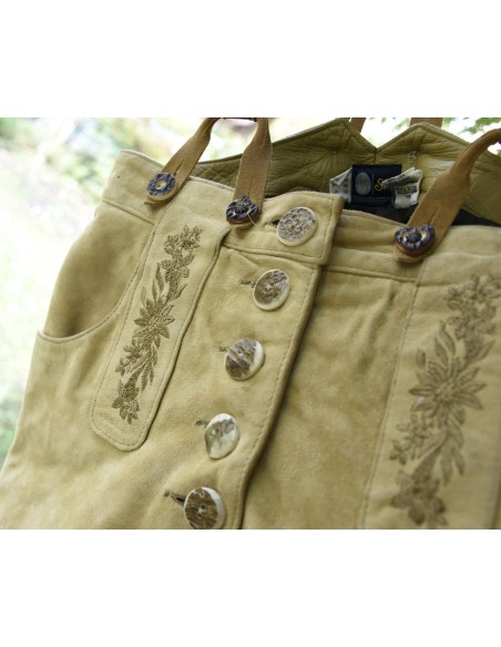 PANTALONCINI tg. 42 PELLE TIROLESE DONNA