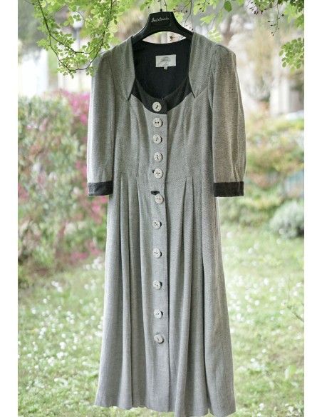 ABITO VINTAGE  DIRNDL TIROLESE  tg 44 Hasegg