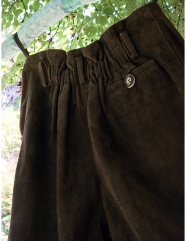 PANTALONI tg.152  PELLE LEDERHOSEN TIROLESE Ragazzo