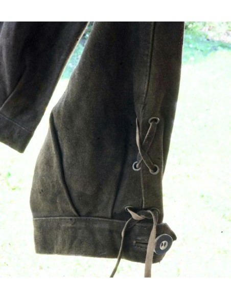 PANTALONI tg.152  PELLE LEDERHOSEN TIROLESE Ragazzo