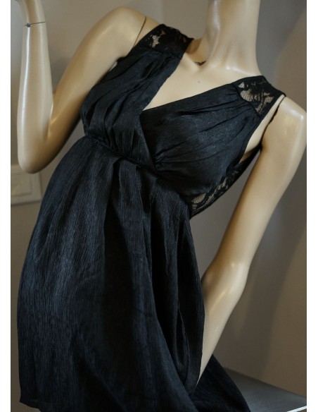 ELEGANTE ABITO  tg.XXS  NERO PIZZO