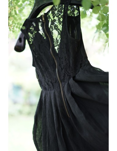 ELEGANTE ABITO  tg.XXS  NERO PIZZO
