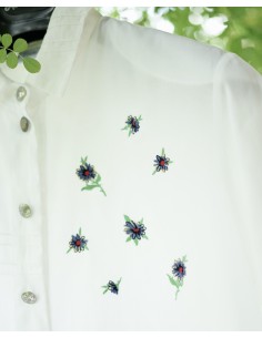 CAMICIA STILE TIROLESE  tg 46/48 2