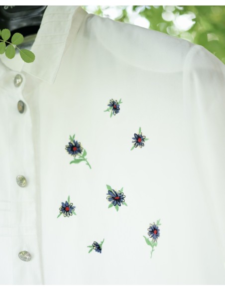 CAMICIA STILE TIROLESE  tg 46/48