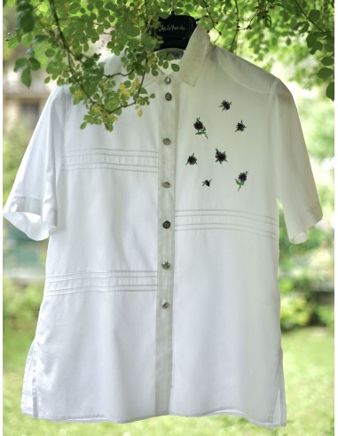 CAMICIA STILE TIROLESE  tg 46/48