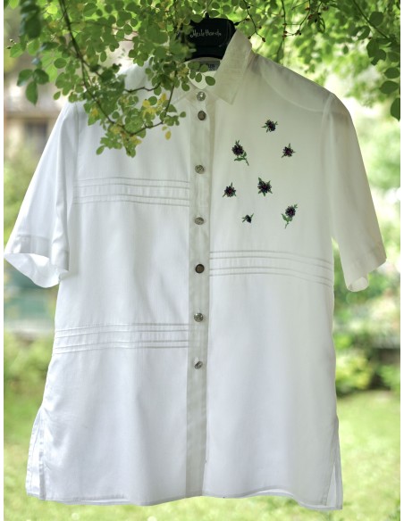 CAMICIA STILE TIROLESE  tg 46/48