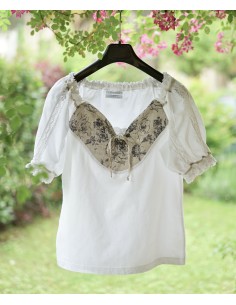 CAMICIA STILE TIROLESE  tg 46 it