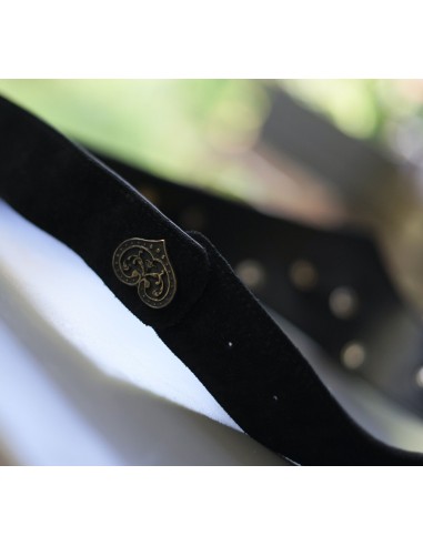 CINTURA IN PELLE STILE TIROLESE 85/95 cm